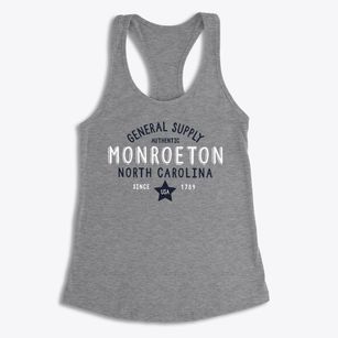 Monroeton North Carolina General Supply Women's Racerback Tank