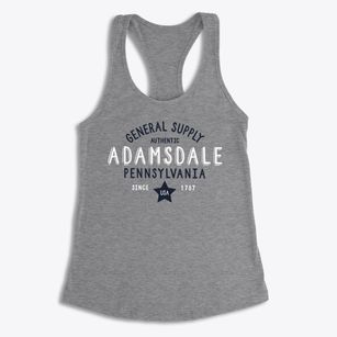 Adamsdale Pennsylvania General Supply Women's Racerback Tank