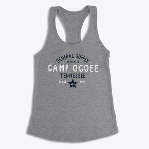 Camp Ocoee Tennessee General Supply Women's Racerback Tank