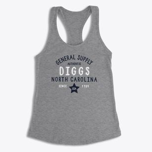 Diggs North Carolina General Supply Women's Racerback Tank