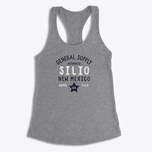 Silio New Mexico General Supply Women's Racerback Tank