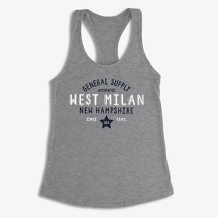 West Milan New Hampshire General Supply Women's Racerback Tank