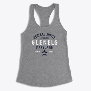 Glenelg Maryland General Supply Women's Racerback Tank