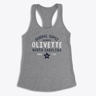 Olivette North Carolina General Supply Women's Racerback Tank