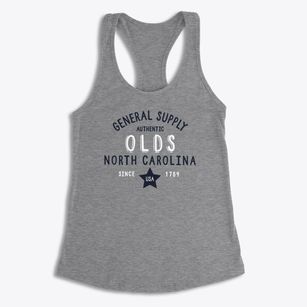 Olds North Carolina General Supply Women's Racerback Tank