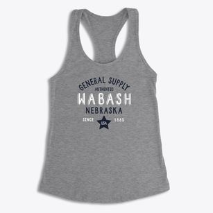 Wabash Nebraska General Supply Women's Racerback Tank