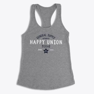 Happy Union Texas General Supply Women's Racerback Tank