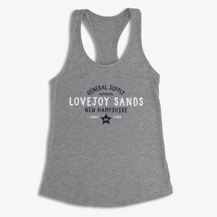 Lovejoy Sands New Hampshire General Supply Women's Racerback Tank