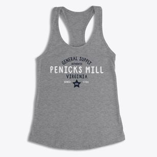 Penicks Mill Virginia General Supply Women's Racerback Tank