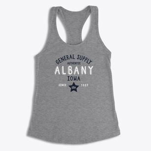 Albany Iowa General Supply Women's Racerback Tank