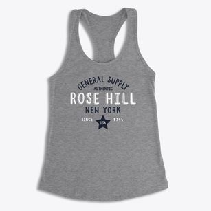 Rose Hill New York General Supply Women's Racerback Tank