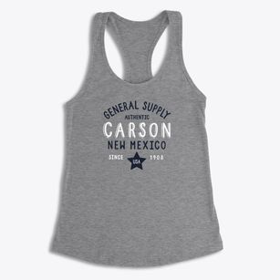 Carson New Mexico General Supply Women's Racerback Tank