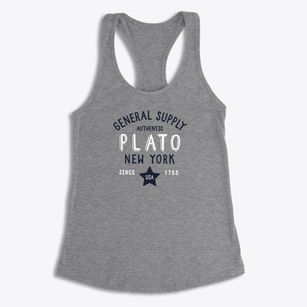 Plato New York General Supply Women's Racerback Tank
