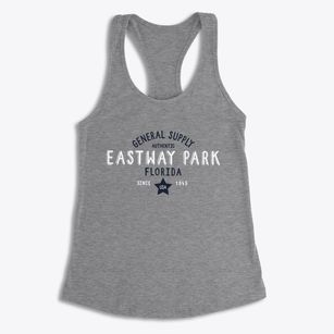 Eastway Park Florida General Supply Women's Racerback Tank