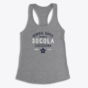Socola Louisiana General Supply Women's Racerback Tank