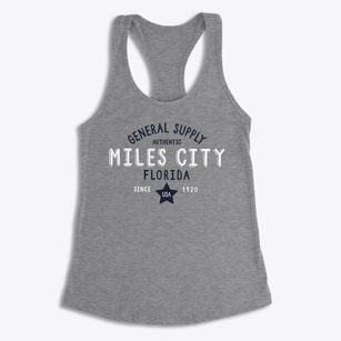 Miles City Florida General Supply Women's Racerback Tank
