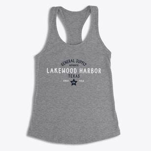 Lakewood Harbor Texas General Supply Women's Racerback Tank