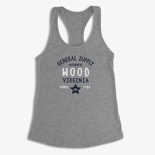 Wood Virginia General Supply Women's Racerback Tank