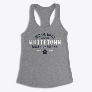 Whitetown North Carolina General Supply Women's Racerback Tank