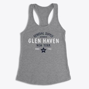 Glen Haven New York General Supply Women's Racerback Tank
