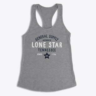 Lone Star Tennessee General Supply Women's Racerback Tank