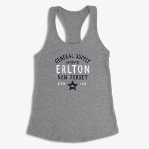 Erlton New Jersey General Supply Women's Racerback Tank