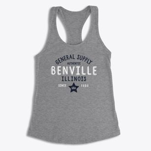 Benville Illinois General Supply Women's Racerback Tank