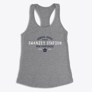 Swanzey Station New Hampshire General Supply Women's Racerback Tank
