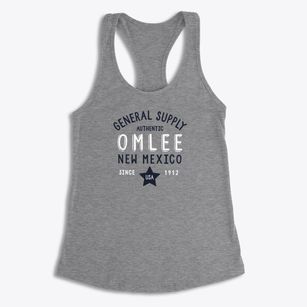 Omlee New Mexico General Supply Women's Racerback Tank