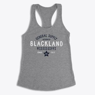 Blackland Mississippi General Supply Women's Racerback Tank