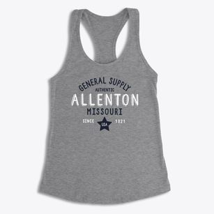 Allenton Missouri General Supply Women's Racerback Tank