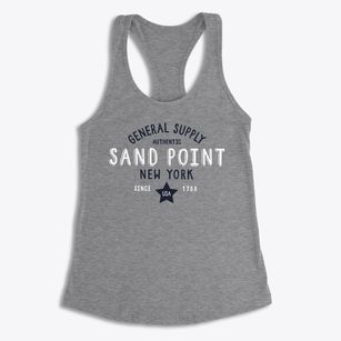 Sand Point New York General Supply Women's Racerback Tank