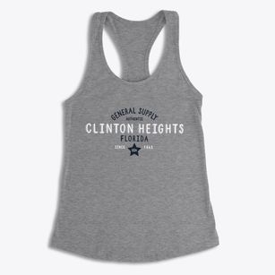 Clinton Heights Florida General Supply Women's Racerback Tank