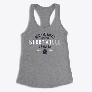 Berryville Georgia General Supply Women's Racerback Tank