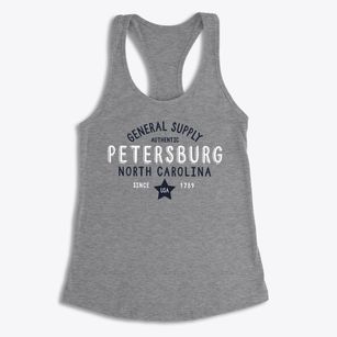 Petersburg North Carolina General Supply Women's Racerback Tank