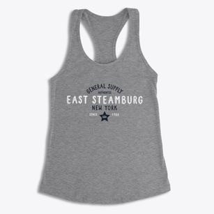 East Steamburg New York General Supply Women's Racerback Tank