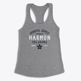 Harmon Oklahoma General Supply Women's Racerback Tank