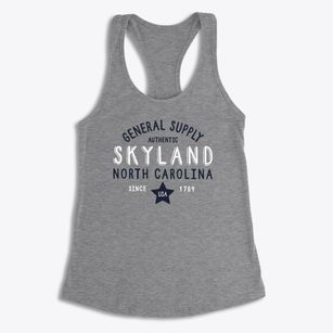 Skyland North Carolina General Supply Women's Racerback Tank