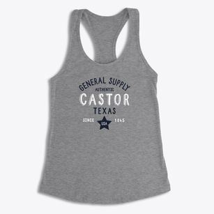 Castor Texas General Supply Women's Racerback Tank