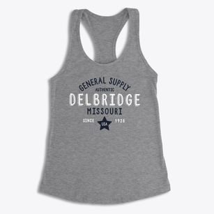 Delbridge Missouri General Supply Women's Racerback Tank