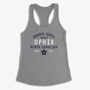 Ophir North Carolina General Supply Women's Racerback Tank