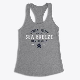 Sea Breeze New Jersey General Supply Women's Racerback Tank