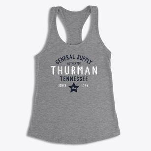 Thurman Tennessee General Supply Women's Racerback Tank