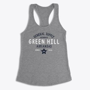 Green Hill Arkansas General Supply Women's Racerback Tank