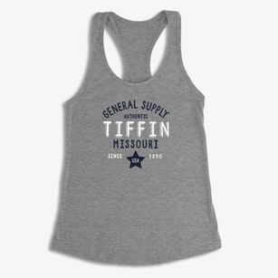 Tiffin Missouri General Supply Women's Racerback Tank
