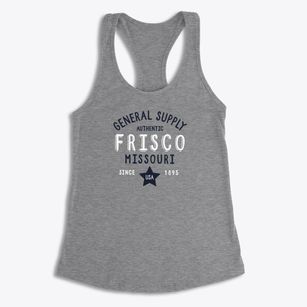Frisco Missouri General Supply Women's Racerback Tank