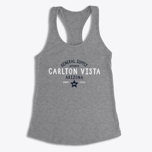 Carlton Vista Arizona General Supply Women's Racerback Tank