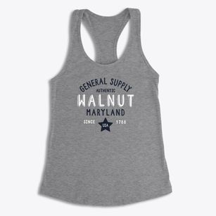 Walnut Maryland General Supply Women's Racerback Tank