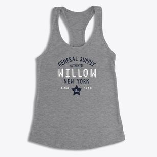 Willow New York General Supply Women's Racerback Tank
