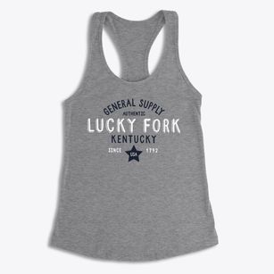 Lucky Fork Kentucky General Supply Women's Racerback Tank